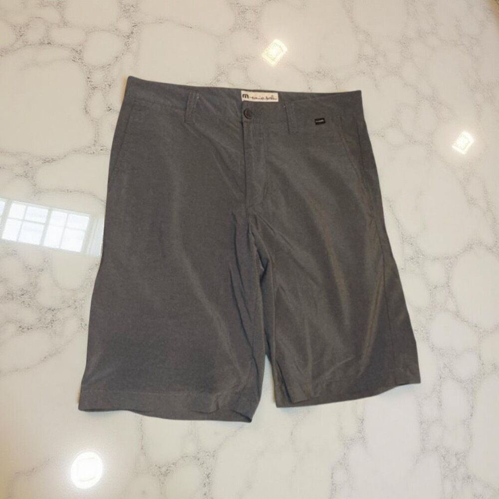 Travis Mathew Gray Flat Front Golf Shorts Size 32 #1